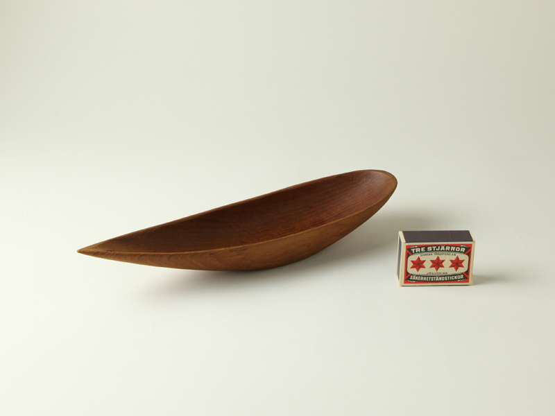 Sweden Stig Sandqvist Hand made Teak Bowl