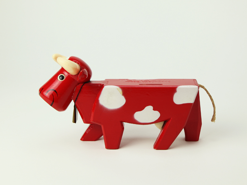 Sweden MC (ARLA) kossan novelty Red cow bank