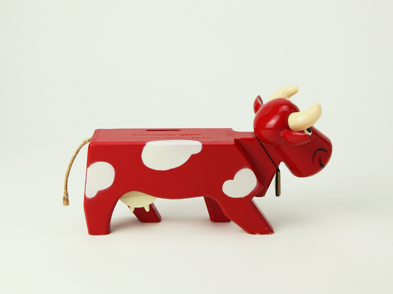 Sweden MC (ARLA) kossan novelty Red cow bank